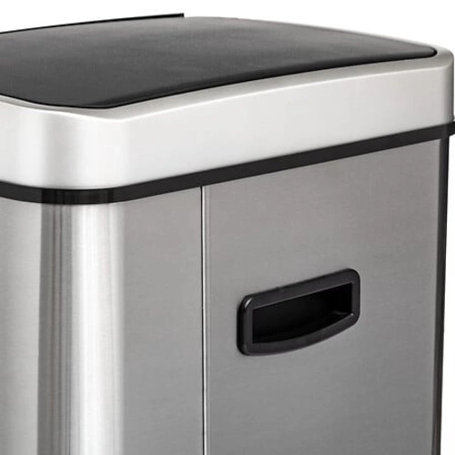 5five simply smart automatyczny kosz na śmieci do kuchni i łazienki 40l srebrny