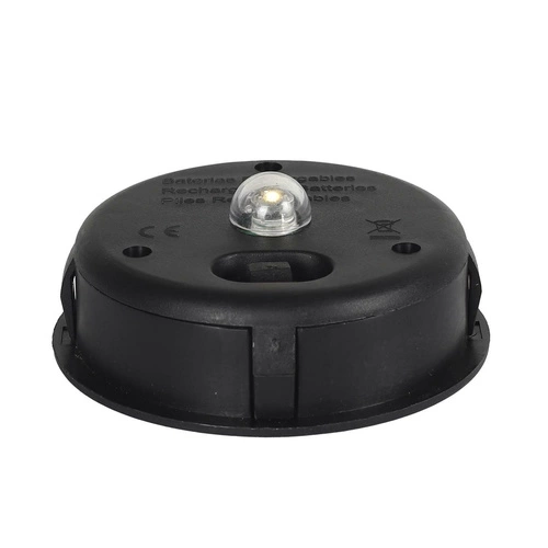 Lampa stołowa LED solarna Merrill czarna do ogrodu i na taras odporna na warunki zewnętrzne