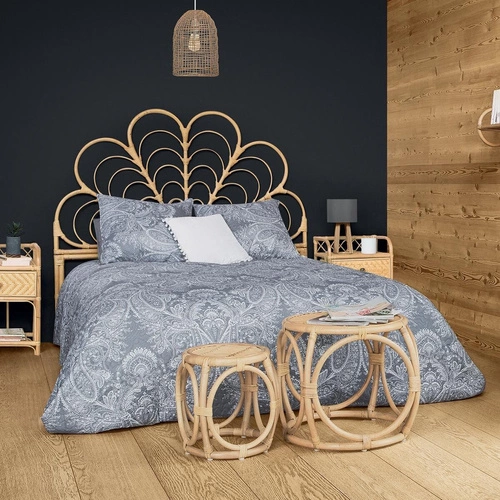 Elegancka narzuta na łóżko Atmosphera Marie szara 240x260 cm z 2 poszewkami do sypialni