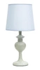 Lampa stołowa Berkane lampka 1x40W E14  błękitna