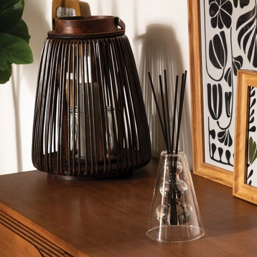 Dyfuzor zapachowy Atmosphera Twisted Lime Divin Jasmin szklany 100ml do salonu