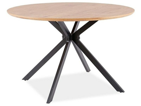 Stół Artel 120cm dąb/ czarny            