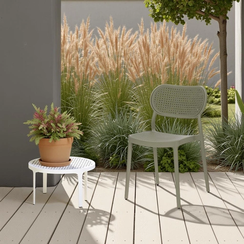 Zestaw 2 krzeseł Bilto zielone