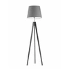 Lampa podłogowa ARUBA abażur szary stalowy stelaż popielaty