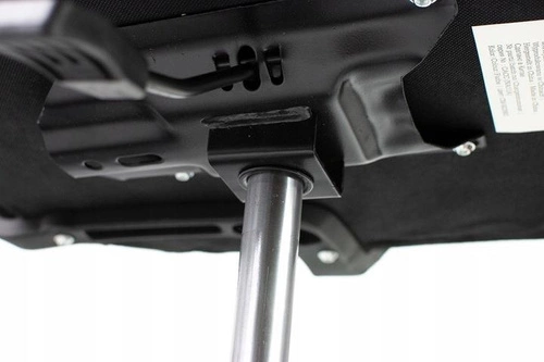 Fotel biurowy ergonomiczny Splash czarny siatkowy obrotowy z podłokietnikami do biurka