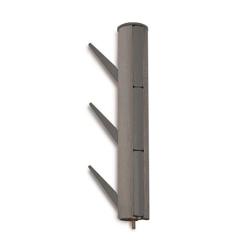 Flapper Umbra nowoczesny wieszak stojący do przedpokoju szary drewniany na ubrania 169 cm