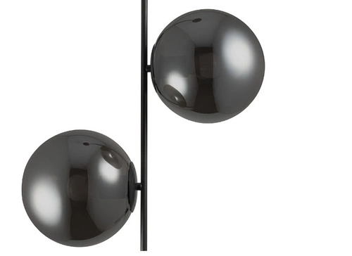 Lampa wisząca kula VENUS-2 szklana przydymiona 44 cm do salonu regulowana Step into Design