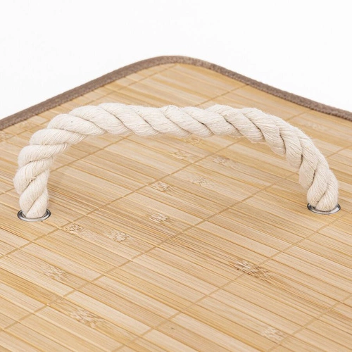 Bambusowy kosz na pranie 48L 5five Simply Smart do łazienki z workiem i uchwytami