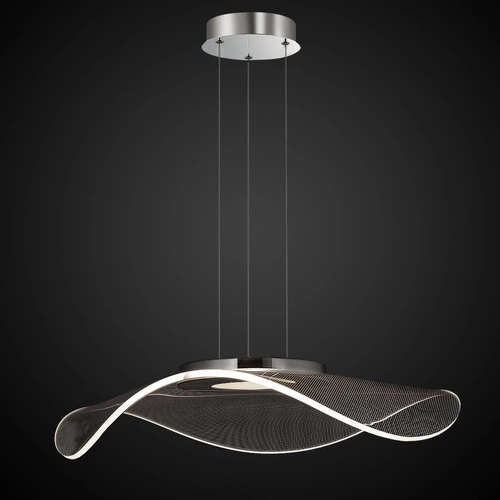 Lampa sufitowa LED Velo no.1 chrom regulowana nowoczesna do salonu ALTAVOLA DESIGN