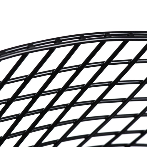 Krzesło HarryArm czarne poduszka czarna metalowe