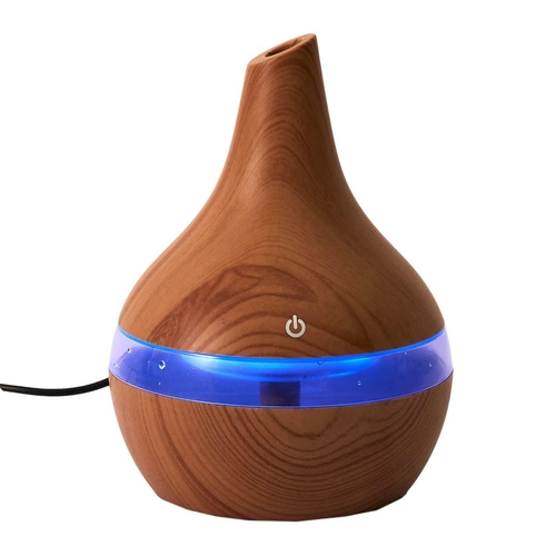 Elektryczny dyfuzor zapachowy Intesi naturalny z LED USB do domu i sypialni 130 ml