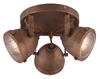 Lampa sufitowa Frodo plafon 3x40W GU10 rdzawy