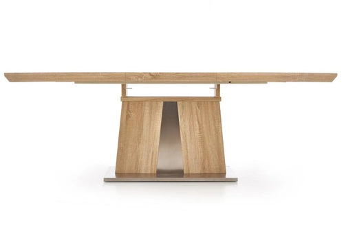 Stół rozkładany do jadalni Lessie dąb sonoma nowoczesny skandynawski 160 cm Intesi