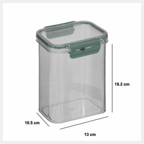 Pudełko hermetyczne Neo zielone wysokie   1,3L