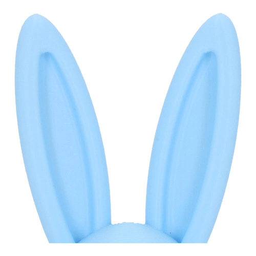 Intesi zestaw 2 figurek wielkanocnych jajek owalnych klasycznych na stół do salonu niebieskie turkusowe