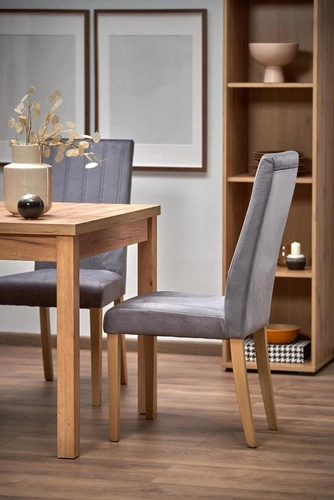 Stół rozkładany do jadalni Tiago 90-125x90 cm nowoczesny dąb naturalny skandynawski Intesi