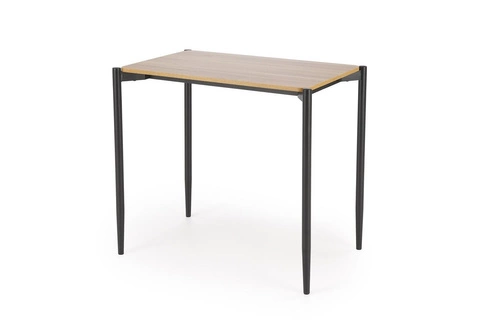 Zestaw stół + 2 krzesła Maddie naturalny/czarny