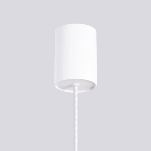 Lampa wisząca kula HALO 1 biała nowoczesna do salonu i kuchni szklana SOLLUX LIGHTING