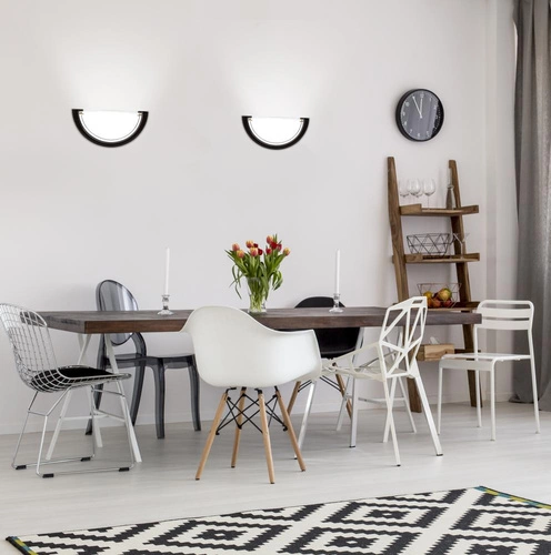 Plafon 1030 1/2 drewno standard 1x60W E27 wenge