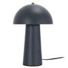 Nowoczesna lampka nocna Mushroom czarna do sypialni i biura Intesi minimalistyczna 32 cm
