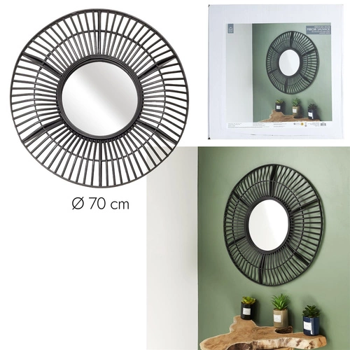 Lustro Wild czarne 70 cm                