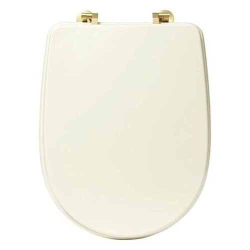 Duo beżowa deska sedesowa z duroplastu do toalety