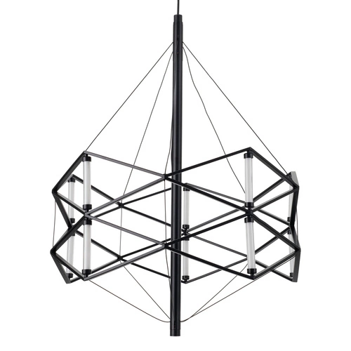 Lampa wisząca SPACE LED czarna 60 cm nowoczesna do salonu i jadalni Step into Design