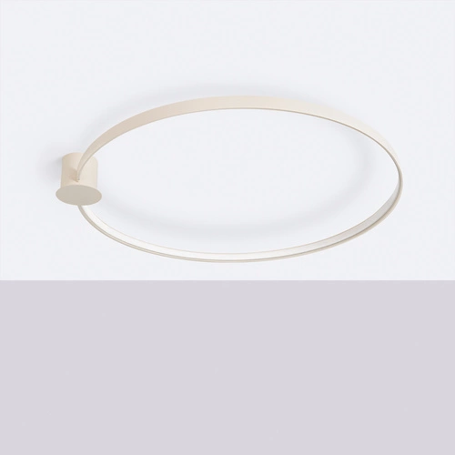 Plafon sufitowy LED RIO 110 beżowy nowoczesny okrągły ściemnialny do salonu Thoro