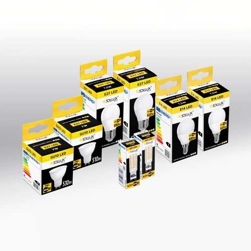 Żarówka LED G9 4,5W 3000K ciepła nowoczesna transparentna do lamp Sollux Lighting