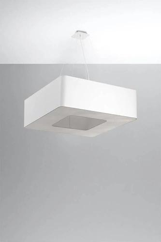 Żyrandol nowoczesny URANO 60 biały lampa sufitowa do salonu i jadalni 8-punktowa