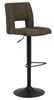 Hoker Sylvia zielony obrotowy z regulacją wysokości i oparciem nowoczesny do kuchni Actona