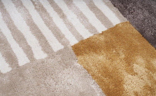 Dywan Retro Yellow 160x230 Carpet Decor Handmade Collection