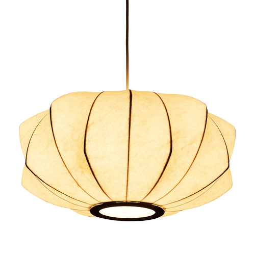 Nowoczesna lampa wisząca SILK V-shape biała 45 cm do salonu i jadalni regulowana