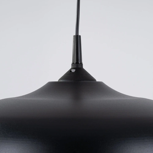 Lampa wisząca GINA czarna nowoczesna do salonu kuchni lub jadalni metalowa 38 cm