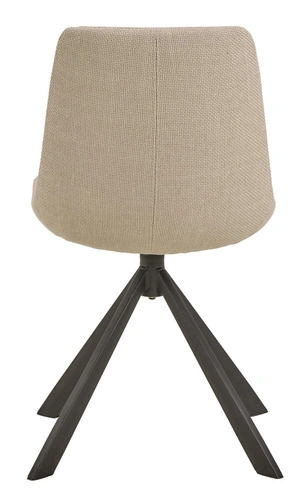 Krzesło Adisa beżowe obrotowe nowoczesne do jadalni i salonu