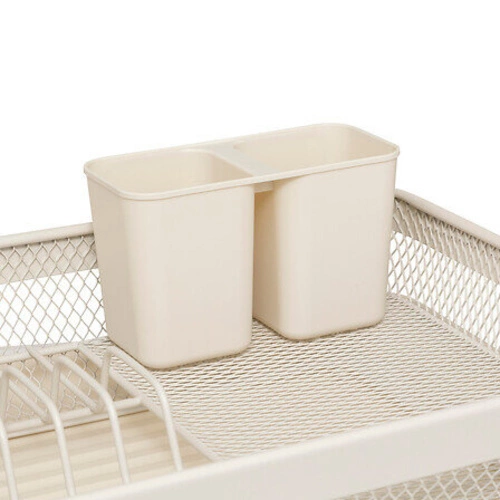 Ociekacz do naczyń Mayaj metalowy beżowy na blat nowoczesny 5five simply smart 43 cm