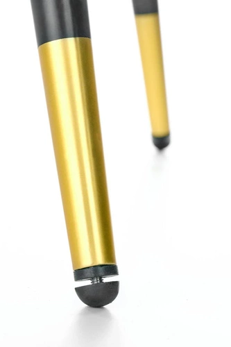 Hoker Florencja zielony welurowy z oparciem glamour na złotych nogach do kuchni i wyspy