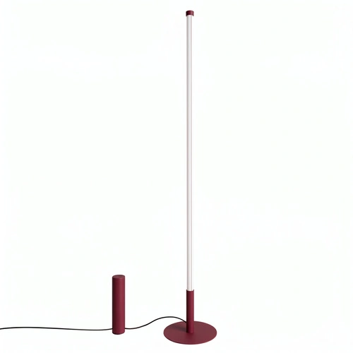 Lampa stojąca do salonu TRANG burgund nowoczesna LED 3000K