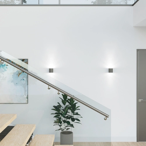 Plafon sufitowy ORBIS 1 antracyt nowoczesny metalowy do kuchni, salonu i sypialni