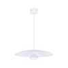 Lampa wisząca LED Lund 48 cm biała nowoczesna do salonu i jadalni nad stół