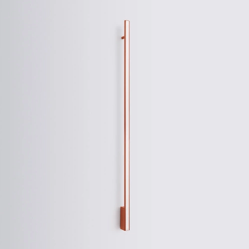 Kinkiet ścienny LED LAGOM 150 czerwony nowoczesny do salonu i sypialni aluminium 150 cm