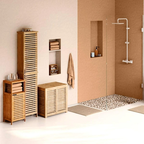 Szafka bambusowa Sicela 1-drzwiowa