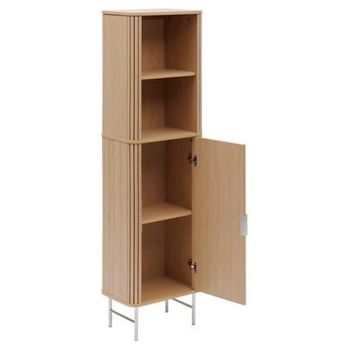 Szafka łazienkowa stojąca Liora 160 cm naturalny dąb z półkami nowoczesna 5five simply smart