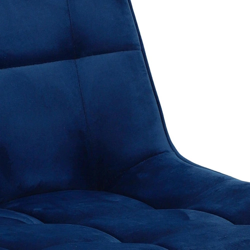 Krzesło Plaid granatowe/ czarne nogi Out