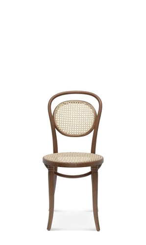 Krzesło do jadalni Fameg A-10 tapicerowane retro drewniane personalizowane do salonu