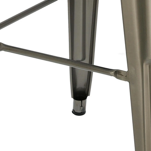 Hoker Paris Back 75cm metaliczny insp. Tolix OUTLET