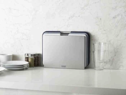 Joseph Joseph Nest zestaw 3 plastikowych desek do krojenia szarych do kuchni