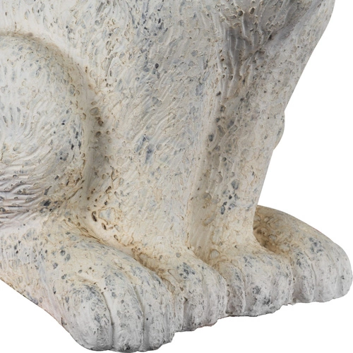 Intesi figurka wielkanocna zając 52 cm beżowa żywica nowoczesna dekoracja na stół do salonu