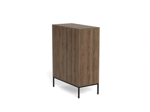 Komoda Palmdale dąb dymiony z szufladami na nóżkach do salonu