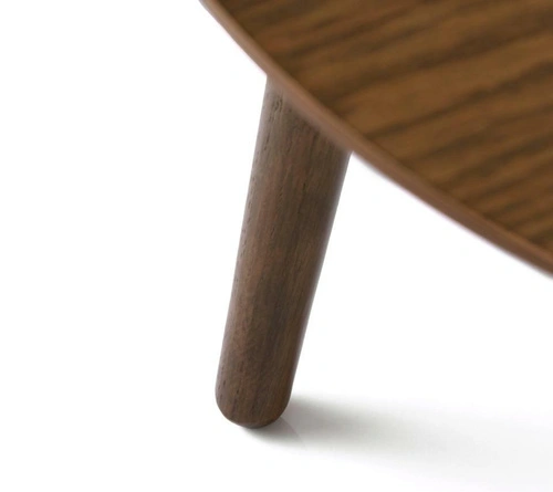 Zestaw 2 stolików kawowych Adda okrągłych dębowych do salonu